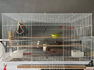 Jaula para pájaros blanca Yaheetech