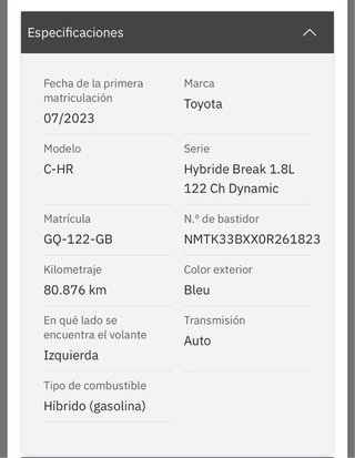 Toyota C-HR 2023