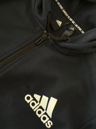 Sudadera Adidas Azul con Cremallera