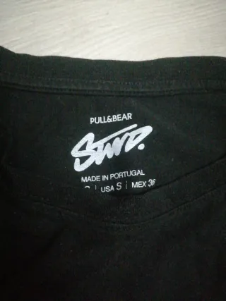 Camiseta Negra Logo Chino Talla M Unisex