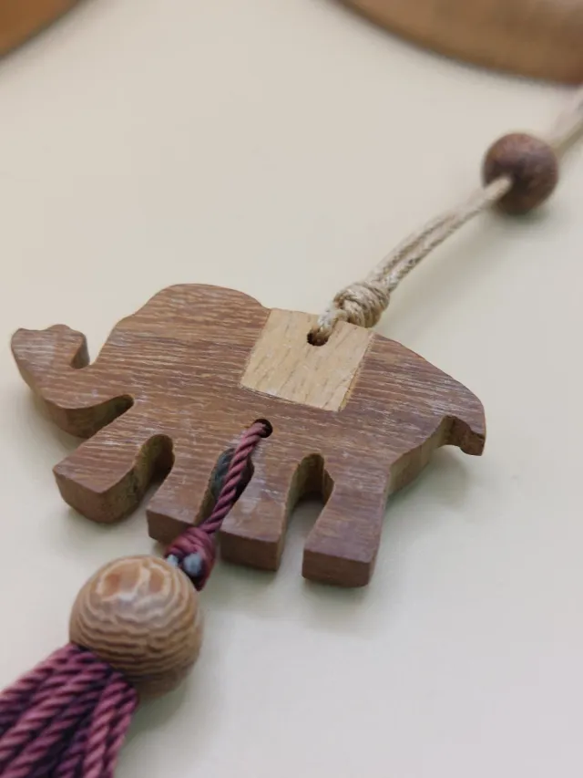 Artesanía Tailandesa Elefantes Colgantes