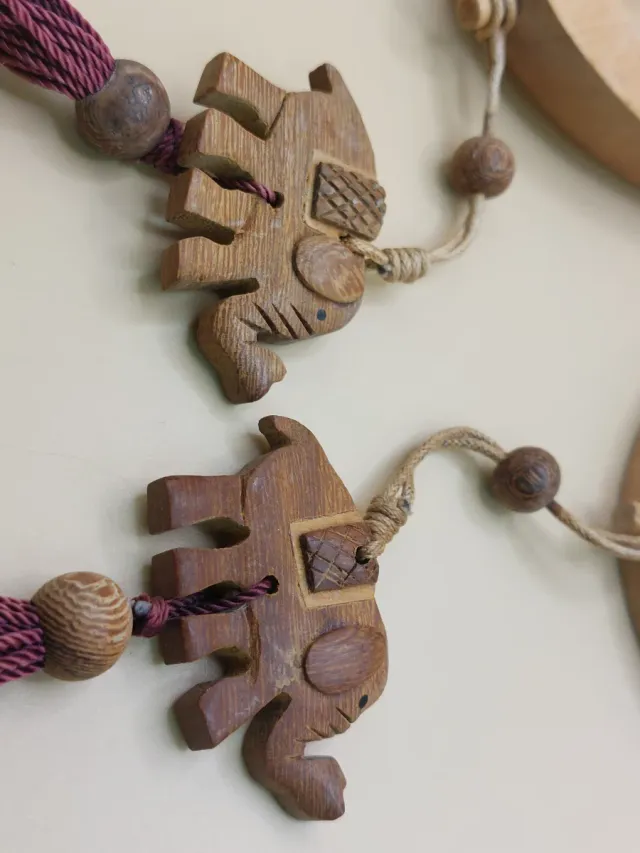 Artesanía Tailandesa Elefantes Colgantes