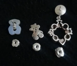 Lote 3 Pendientes Tous Plata Ley