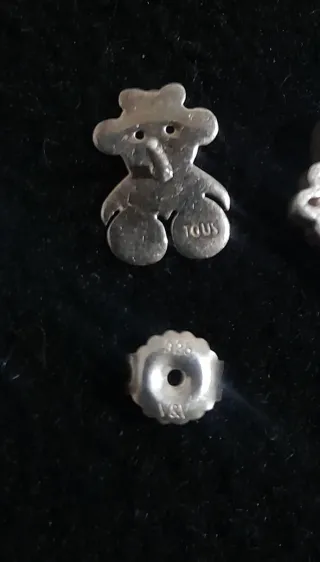 Lote 3 Pendientes Tous Plata Ley