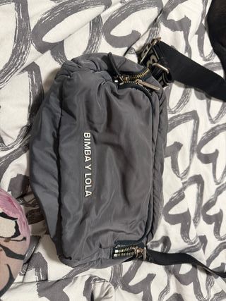 Bolso Bimba y Lola Gris y Dorado