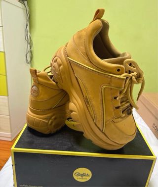 Zapatillas Buffalo mostaza