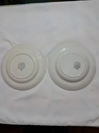 Pareja Platos Vintage(llano-hondo) Vargas Segovia