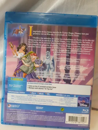 El Jorobado de Notre Dame Blu-ray Español