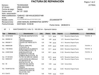 Toyota Auris 90D Active 66 kW (90 CV)
