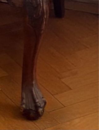 Sillón Isabelino Tapizado Madera