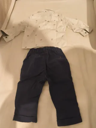 Conjunto Camisa y Pantalón Bebé