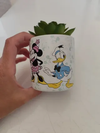 Maceta Disney Mickey y Daisy