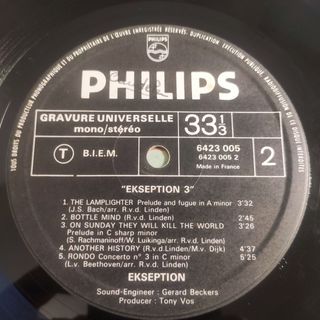 Ekseption - 3 Disco Vinilo LP Philips