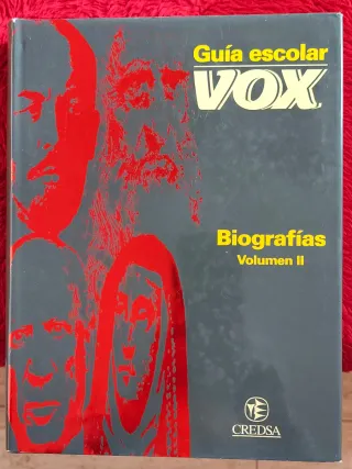 Guía escolar VOX Biografías II