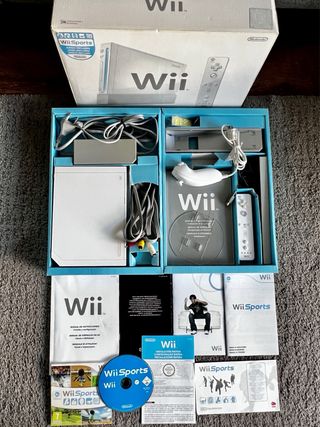 Como nueva Consola Nintendo Wii + Wii Sports