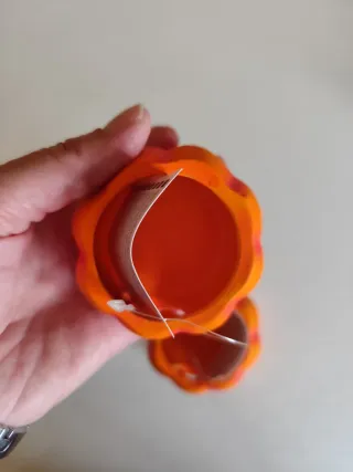 2 Calabazas Decorativas Naranja