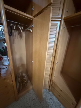 Armario completo madera chapada