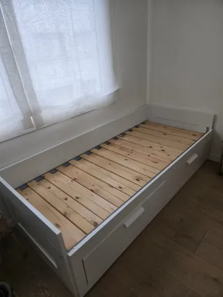 Cama Diván + 2 colchones + Cuña BRIMNES IKEA