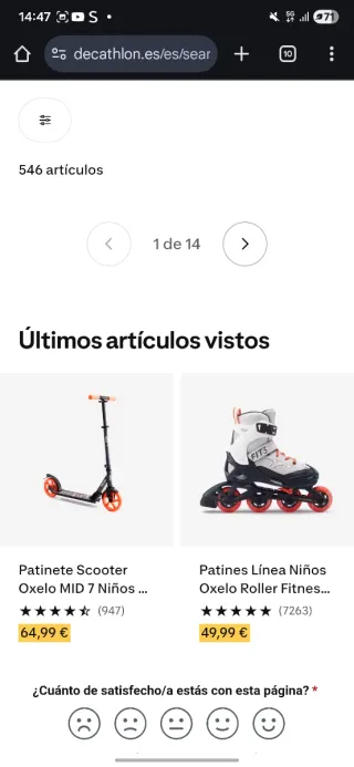 Patinete infantil 9-14 años nuevo