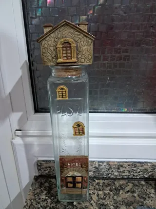 Recipiente de cristal para pasta.