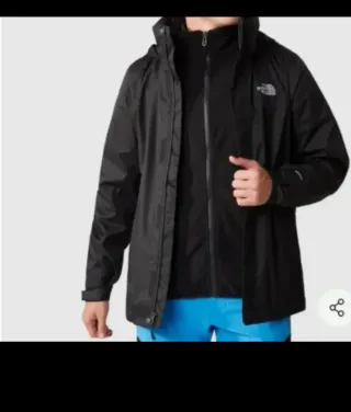 Chaqueta The North Face polar negra