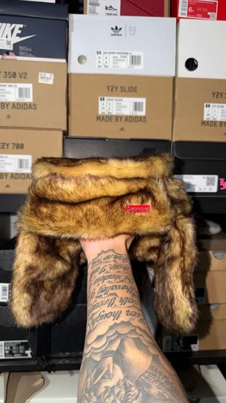 Supreme Ushanka Hat Brown FW25