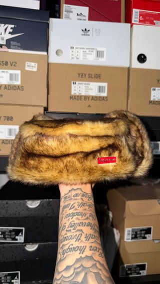 Supreme Ushanka Hat Brown FW25