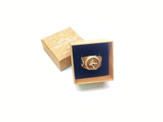 sello oro 18k con circonita