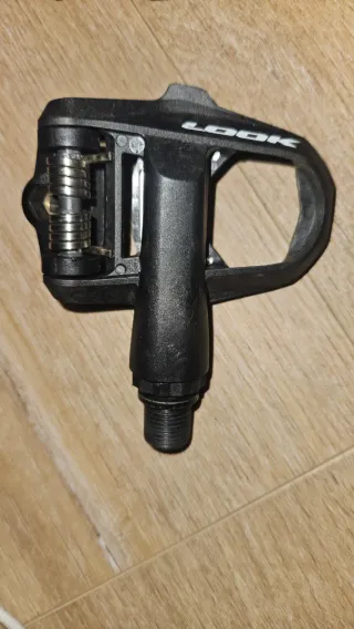 Pedales Look Keo 2 Max Carbon + Calas Grises