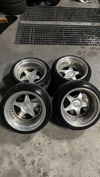 Llantas Braid desmontables en 3 piezas 17 4x108