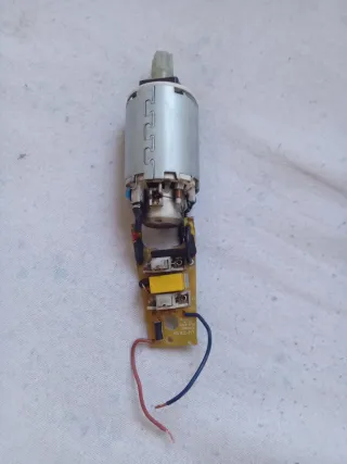 Motor eléctrico con placa