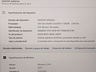 pc portatil hp victus