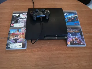 Consola Play station 3Lote 4 Juegos PS3: Batman, F