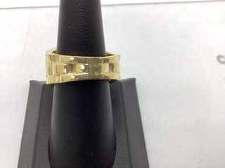 sello oro 18k con piedra con circonita