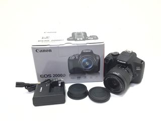 camara digital reflex canon eos 2000d+ef-s 18-55mm dc iii