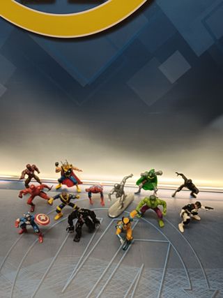 13 figuras pvc super heroes marvel