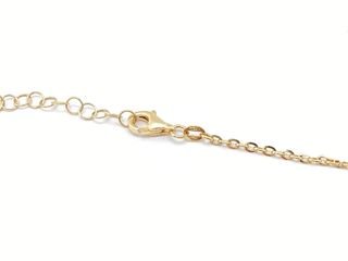 collar oro 18k con nacar 21cm