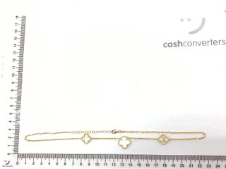 collar oro 18k con nacar 21cm