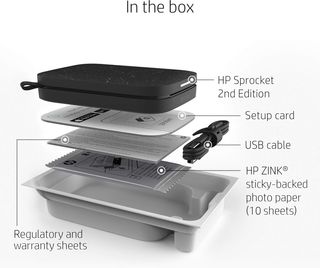 HP Sprocket 2x3 Impresora de Fotos instantánea par