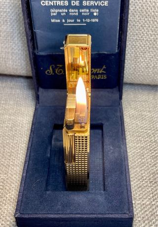 Encendedor S.T. Dupont Dorado