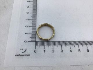 anillo oro 18k con piedra con circonita
