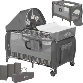 lionelo Sven Plus Cuna de Viaje para bebés 0-36M p