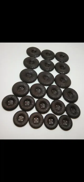 Lotto bottoni vintage 4 buchi texture anni 80