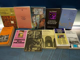 11 libros, textos periodísticos, lingüística de la publicidad, la novela en el siglo XX y mas