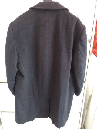 Cappotto Lana e Cashmere Grigio Scuro Uomo DAVINCI
