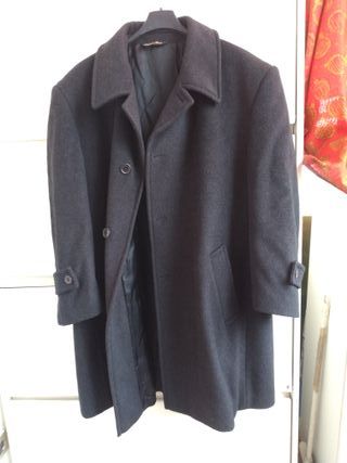 Cappotto Lana e Cashmere Grigio Scuro Uomo DAVINCI