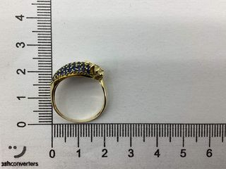 anillo oro 18k con piedra con circonita