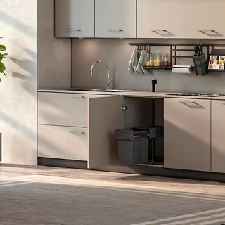 EMUCA - Cubos de Basura bajo Fregadero con fijació