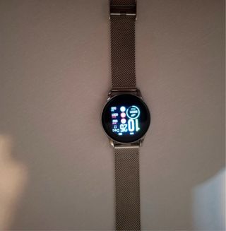 Reloj Lotus Smartime Plata y Blanco