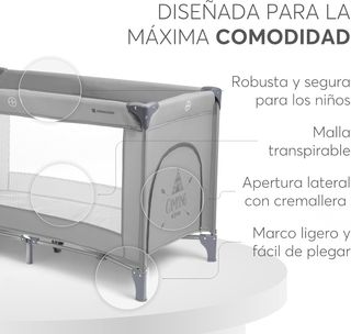 kikka boo Cuna de Viaje SO Gifted, Cuna Bebe 120x6